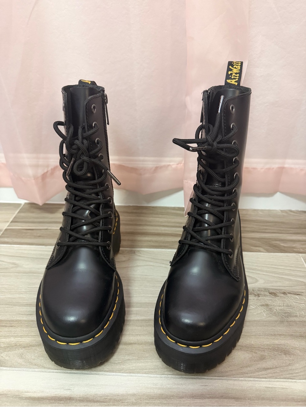 Dr Martens Jadon Smooth Leather Platforms